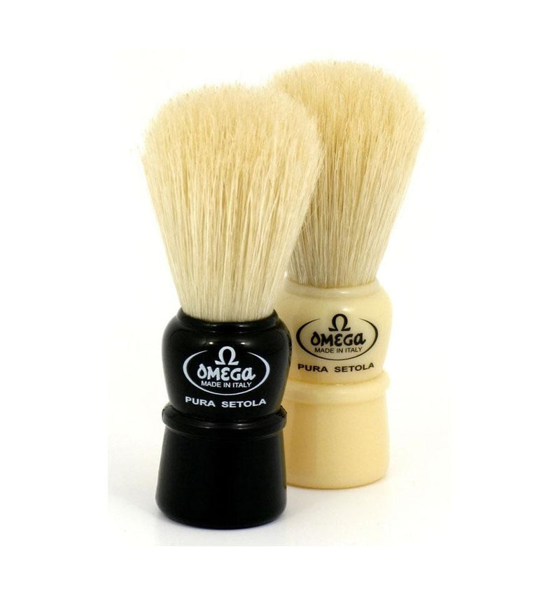 OMEGA BRUSH 100% PURE BRISTLES - BLACK