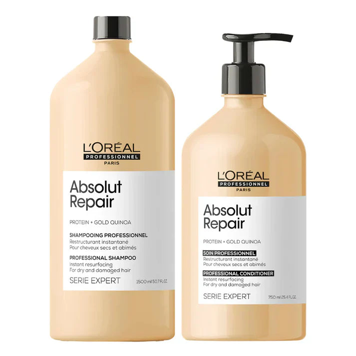 L'Oreal Professionnel Serie Expert Absolut Repair Shampoo 1500ml & Conditioner 750ml Duo