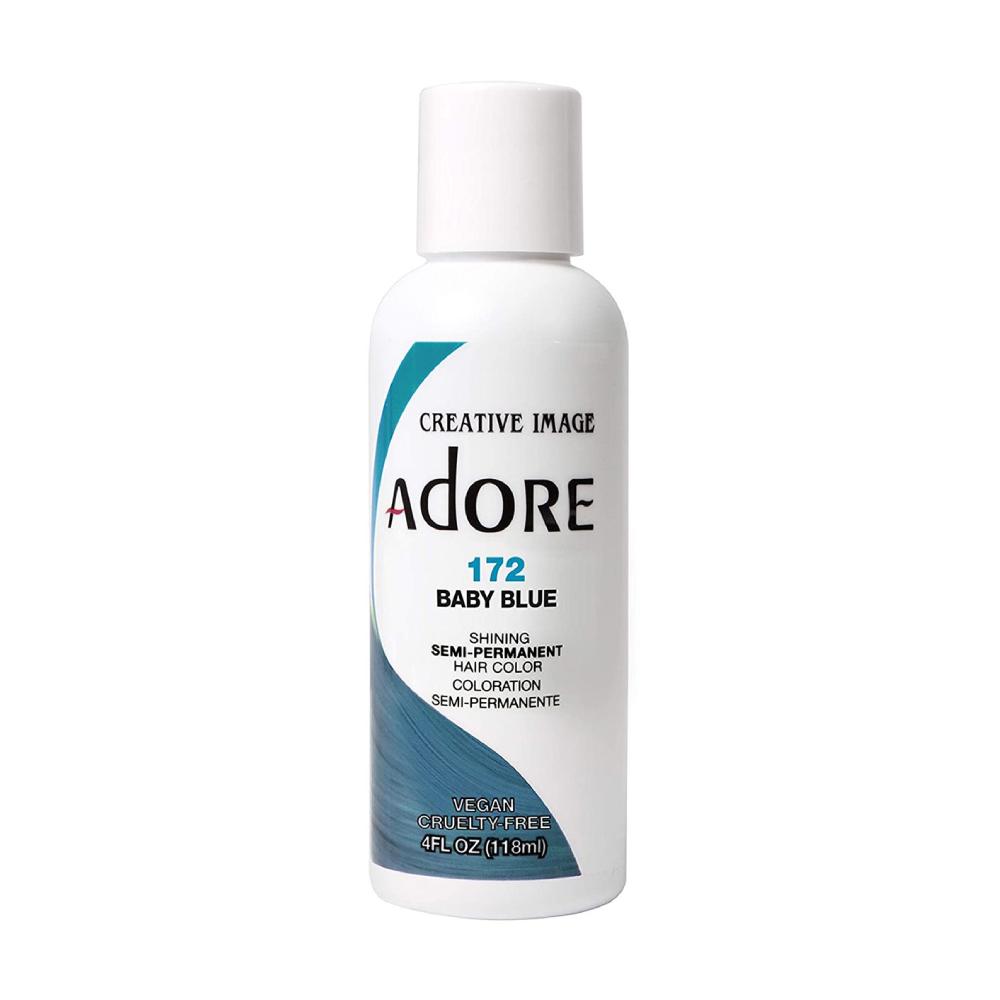Adore Semi Permanent Hair Colour No. 172 Baby Blue 118ml