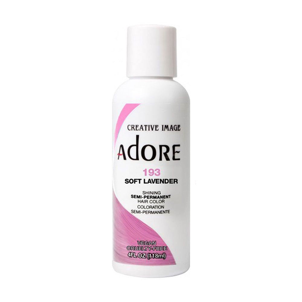Adore Semi Permanent Hair Colour No. 193 Soft Lavender 118ml