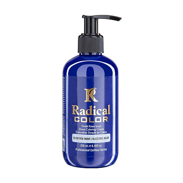 Radical Color Semi Permanent Hair Colour Electric Blue 250ml