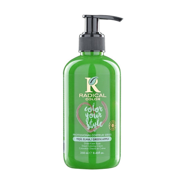 Radical Color Semi Permanent Hair Colour Green Apple 250ml