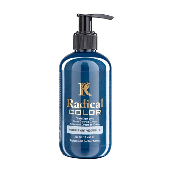 Radical Color Semi Permanent Hair Colour Ocean Blue 250ml