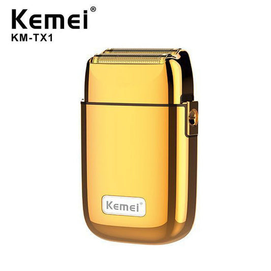 Kemei Reciprocating Electric Shaver Gold