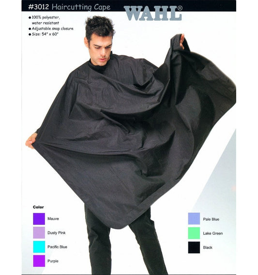 Wahl Polyester Hair Cutting Cape Black WP3012