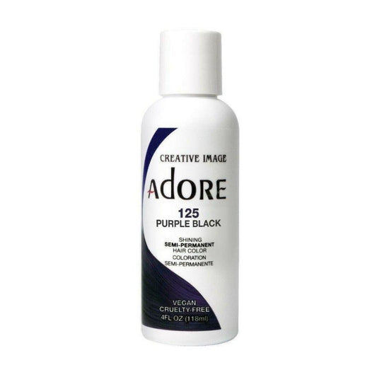 Adore Semi Permanent Hair Colour No. 125 Purple Black 118ml