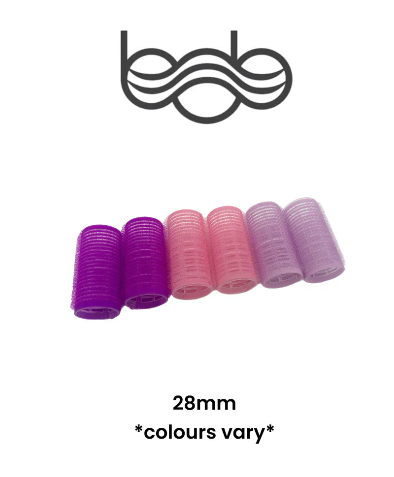 BOB Premium 28mm Self Gripping Velcro Hair Rollers 10pk
