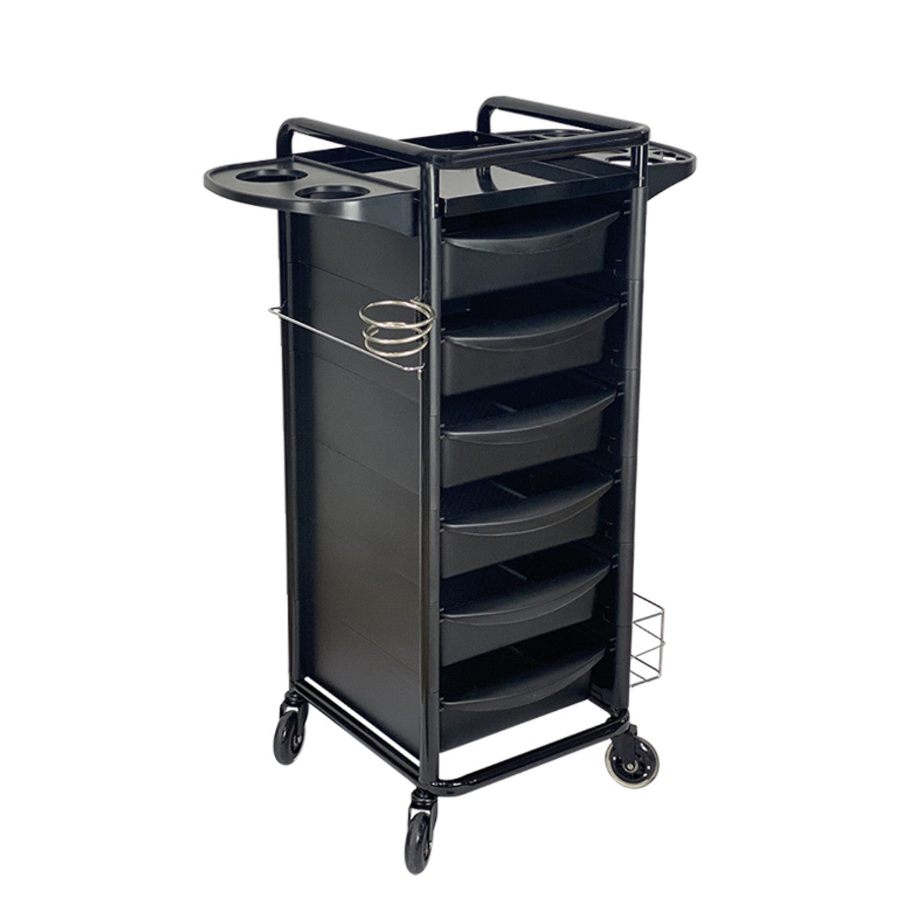 Jasper Black 6 Drawer Hairdressing Beauty Trolley