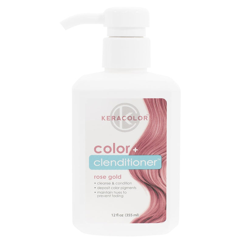 Keracolor Color Clenditioner Colour Shampoo  Rose Gold 355ml