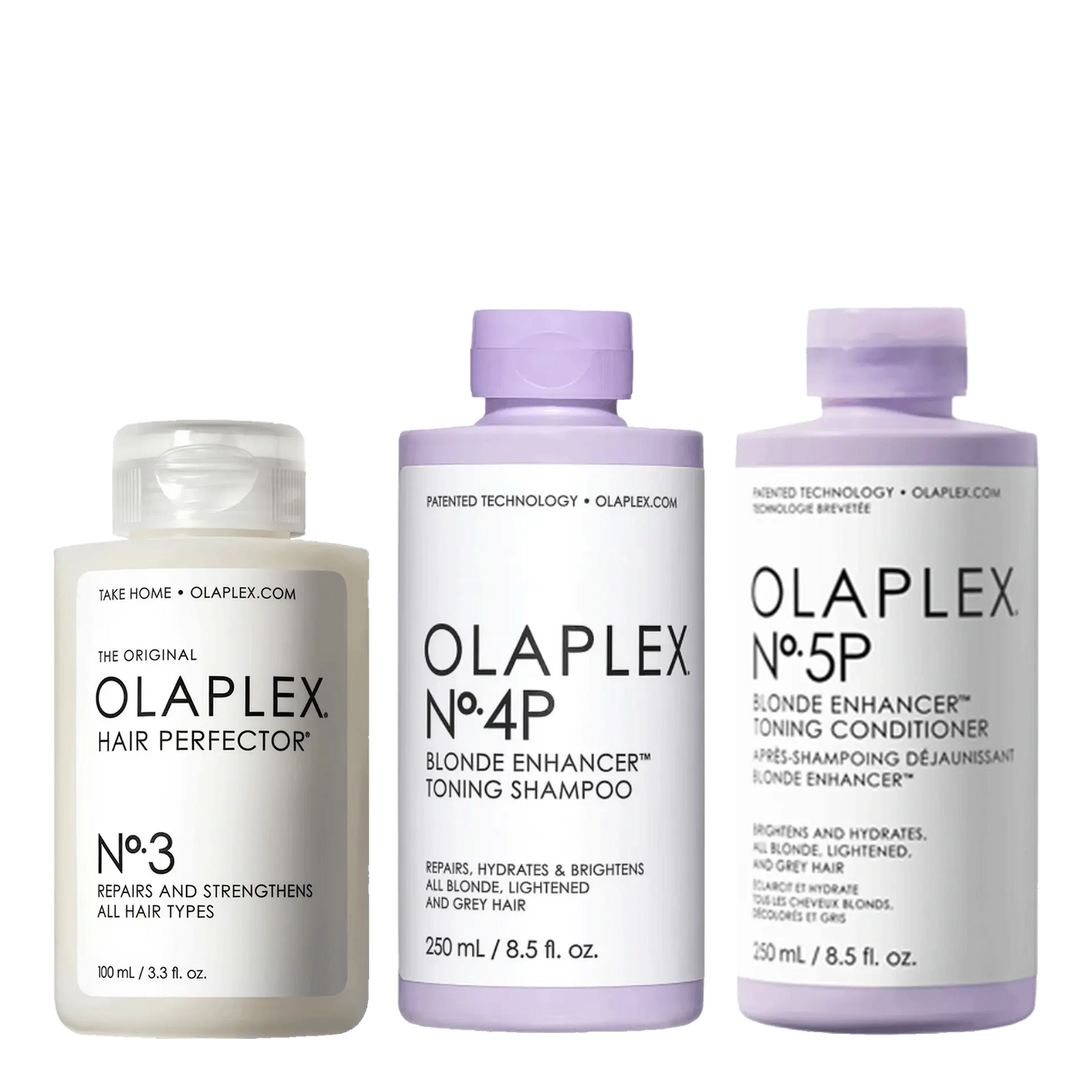 Olaplex Blonde and Grey Hair Strengthening Bundle