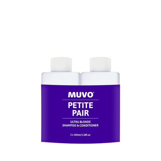 MUVO Ultra Blonde Shampoo and Conditioner 100ml Petite Pair