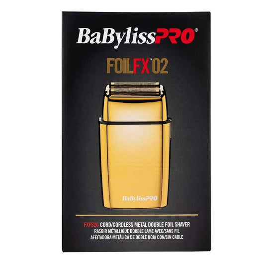 BaByliss PRO Gold Foil FX02 Metal Double Foil Shaver