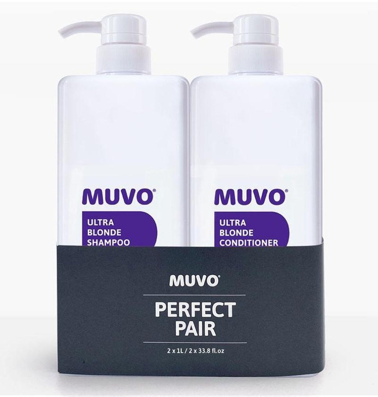 Muvo Ultra Blonde Shampoo and Conditioner 1L Duo